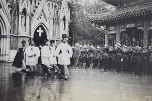 Funeral of Auguste Boppe, French Minister and Doyen of Diplomatic Corps, Beijing