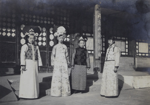 Princess Tsai T'ao, Mrs Soh, Princess Yü Lang, and a daughter of Princess Tsai T'ao, Beijing