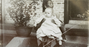 Charles (Evans) Elliott with Ho-da-sao, 1910