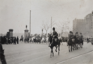 American Mounted Troop, Shanghai Volunteer Corps route march, 1930