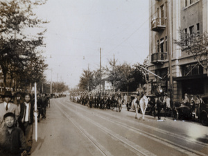 Light Horse Troop, Shanghai Volunteer Corps route march, 1930