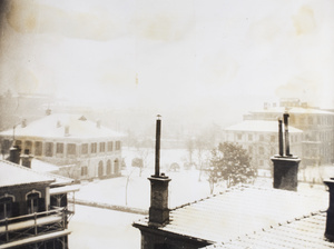 Snowscape, British Consulate, Shanghai, January 1931