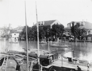 Yangzi River in flood at Jiujiang, summer 1931