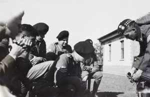 Machine gun instruction, Shanghai Volunteer Corps training camp, 1931