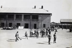 Revolver instruction, Shanghai Volunteer Corps training camp, 1931