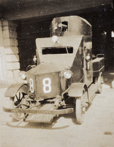 Shanghai Volunteer Corps armoured car number 8, Shanghai, 1932