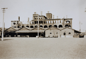 War damaged North Railway Station, Shanghai, 1932