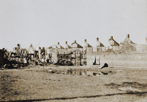 Ruins of houses, Zhabei, Shanghai, 1932