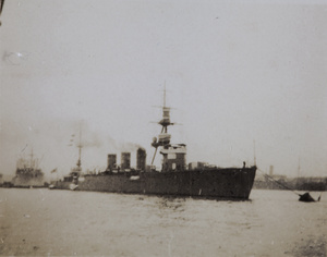 The Japanese cruiser 'Ōi', Huangpu River, Shanghai, 1932