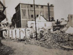 Ruins of the Odeon Theatre (cinema), Shanghai, 1932