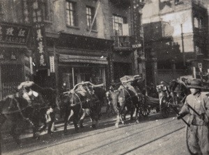 Japanese troops withdrawing after ceasefire agreement, Shanghai, 1932