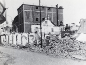 Ruins of the Odeon Theatre (cinema), Shanghai, 1932