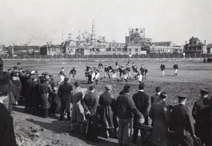 Rugby match between Fourth Marines and Armoured Car Company, Shanghai Recreation Ground, 1933