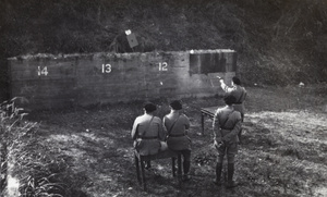 Target practice, Armoured Car Company volunteer training, Shanghai