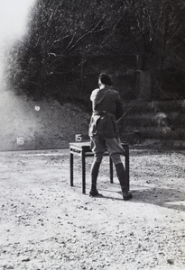 Target practice, Armoured Car Company volunteer training, Shanghai