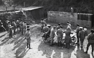 Target practice, Armoured Car Company volunteer training, Shanghai