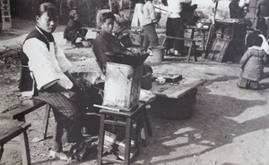 Street food sellers