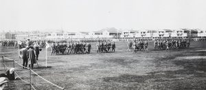 British soldiers on parade, Shanghai