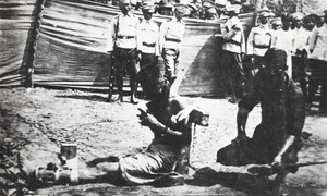 A man being executed