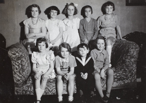 Marjorie Ephgrave with a group of children, Shanghai