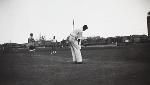 Playing golf, Public Recreation Ground, Shanghai