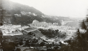 View towards Happy Valley Racecourse, Hong Kong