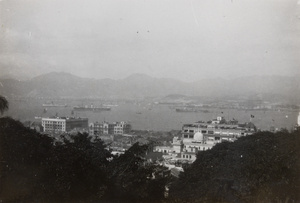 View over the harbour, Hong Kong