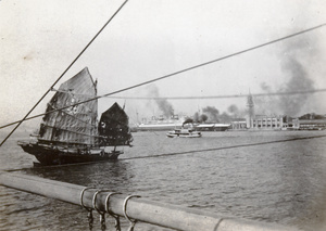 Kowloon and shipping in the harbour, Hong Kong