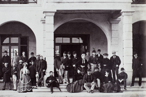 Foochow Club and members, Fuzhou, 1870