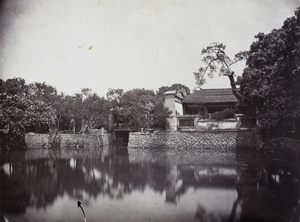 The water gate beside silk worm gardens and factory, Fuzhou