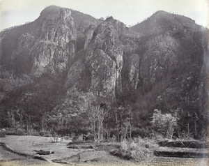 Entrance to the Bankers' Glen, view to the right looking up the Dazhangxi, near Fuzhou