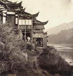 A temple beside the River Min, Yanping (延平区), Nanping (南平市), Fujian