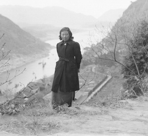 Portrait of a woman at Pai-pai, Northern Hot Springs Park