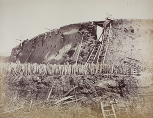 Angle of the North Taku Fort escaladed by the French