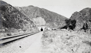 Railway tunnel near the Great Wall of China