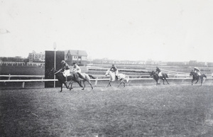 A horse race at Shanghai Race Club