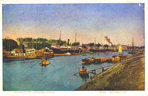 Shipping at the quay, British Concession, Tientsin