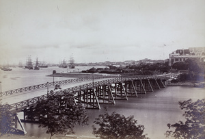 View of the new Garden Bridge, from Hongkou, Shanghai