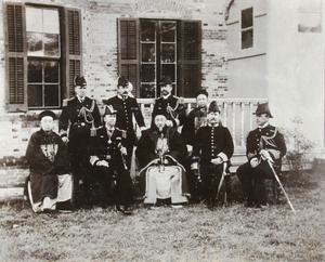 Senior officials during the visit of Sir Edward Seymour to Nanking