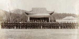 Naval College cadets on parade, Nanking