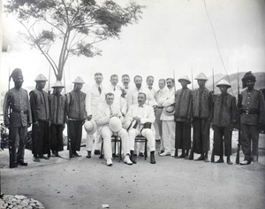 IMCS staff, Lappa Customs Station, Lappa Island, near Macau