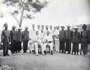 IMCS staff, Lappa Customs Station, Lappa Island, near Macau