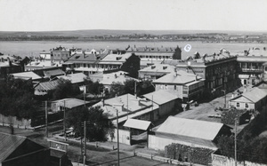 Rooftop view of Taheiho (Aigun), including Chinese Custom House