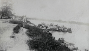 Weakening bankside of  the West River at Nanning