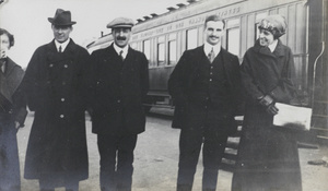 Passengers of a Trans-Siberian train