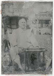 Hedgeland on a beach in England