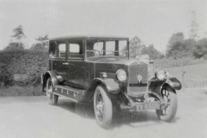 A saloon car