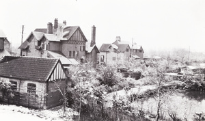 Houses on the 'Dennartt' estate, after snowfall, Shanghai