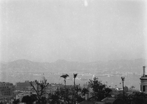 View over Victoria Harbour from the Botanical Gardens, Hong Kong