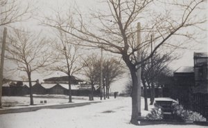 Snowfall, Tongshan Road, Hongkou, Shanghai